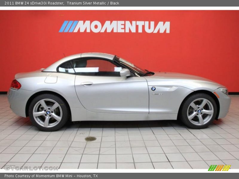 Titanium Silver Metallic / Black 2011 BMW Z4 sDrive30i Roadster