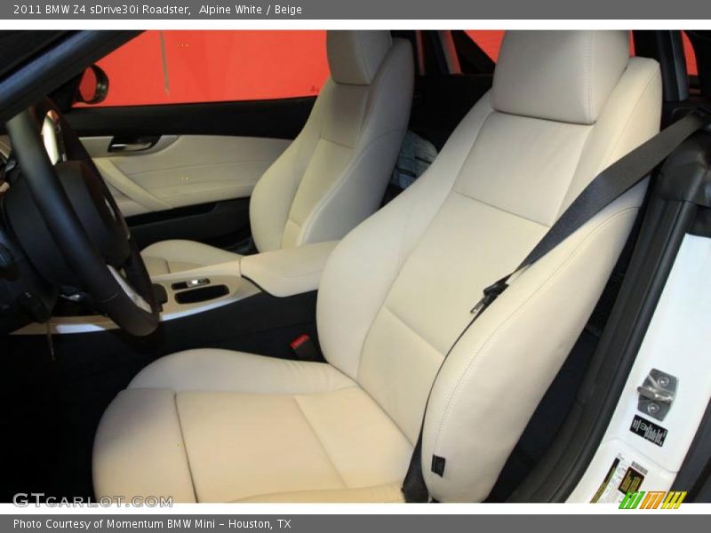 2011 Z4 sDrive30i Roadster Beige Interior