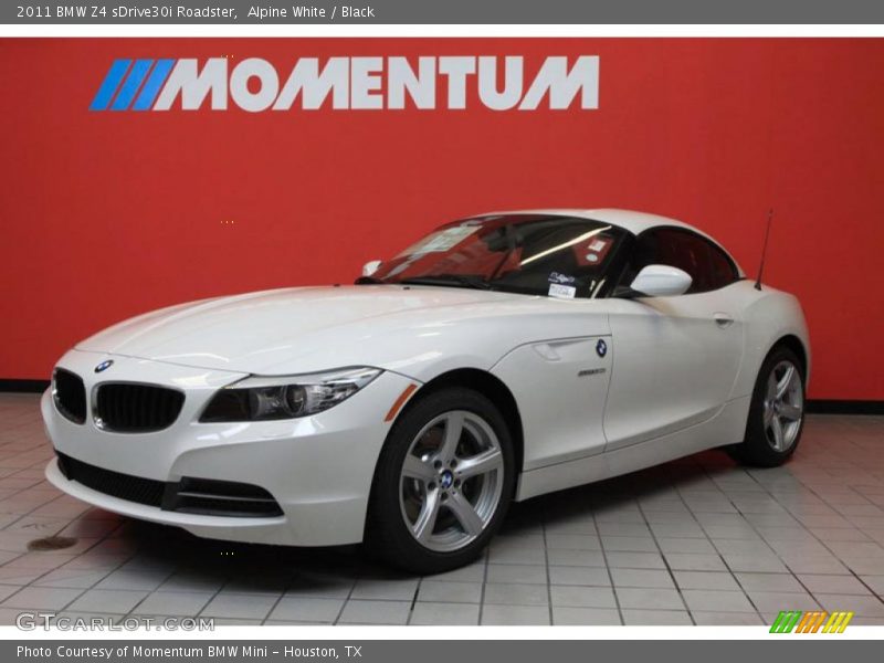 Alpine White / Black 2011 BMW Z4 sDrive30i Roadster