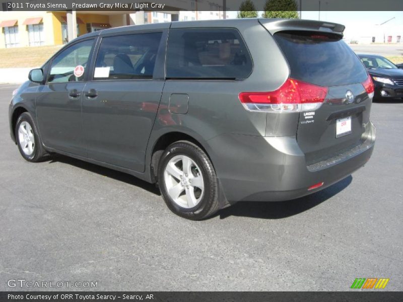 Predawn Gray Mica / Light Gray 2011 Toyota Sienna