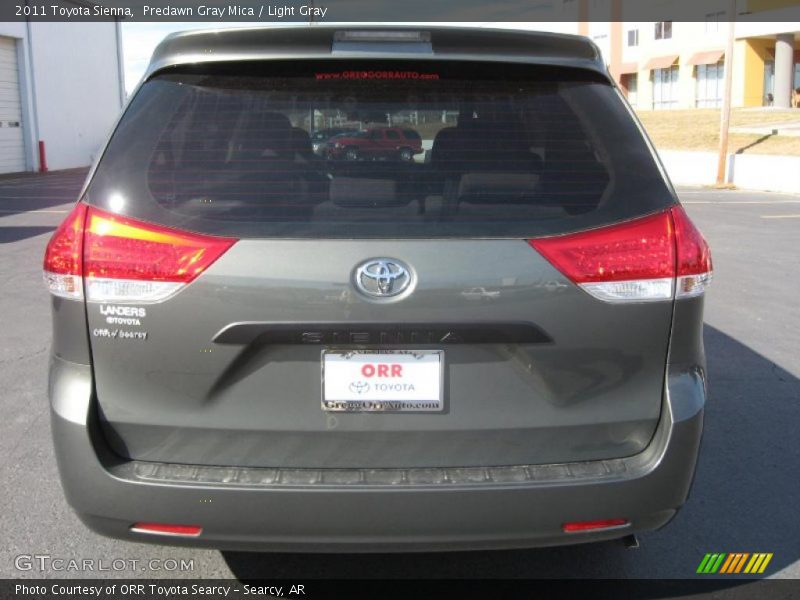 Predawn Gray Mica / Light Gray 2011 Toyota Sienna