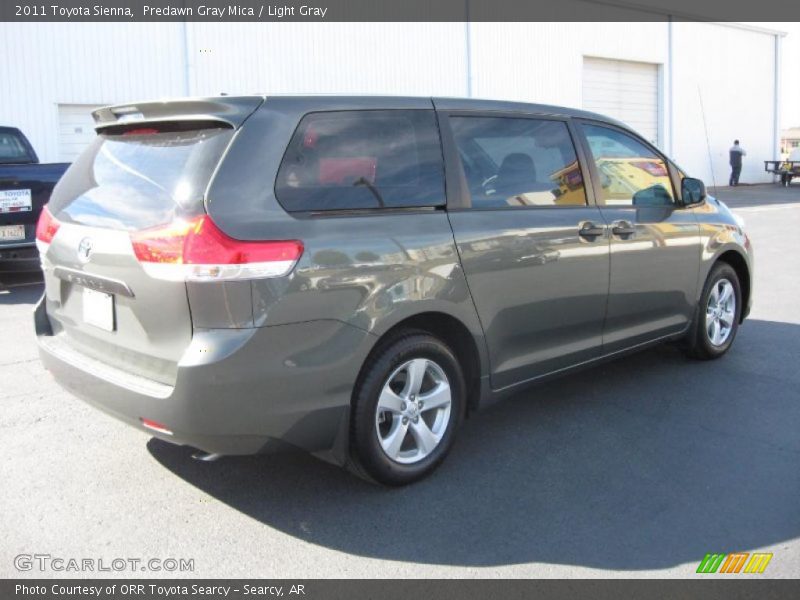 Predawn Gray Mica / Light Gray 2011 Toyota Sienna