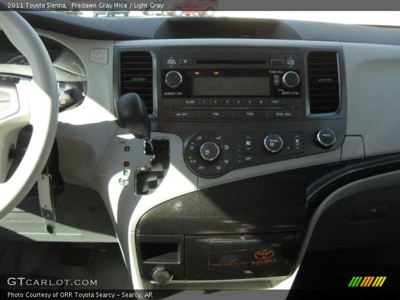 Predawn Gray Mica / Light Gray 2011 Toyota Sienna