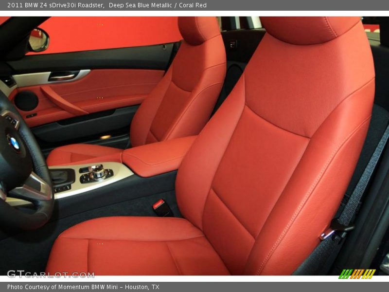  2011 Z4 sDrive30i Roadster Coral Red Interior