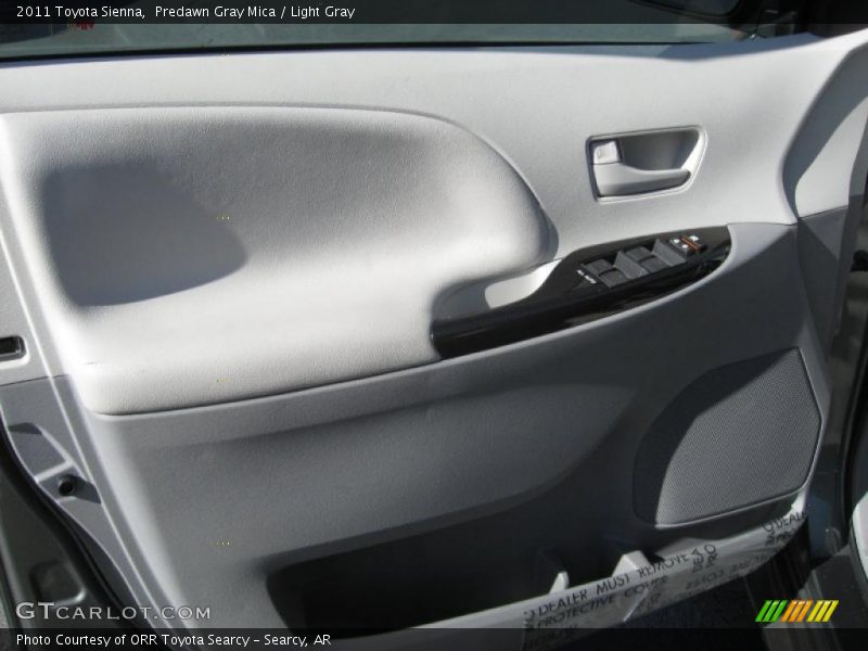 Predawn Gray Mica / Light Gray 2011 Toyota Sienna