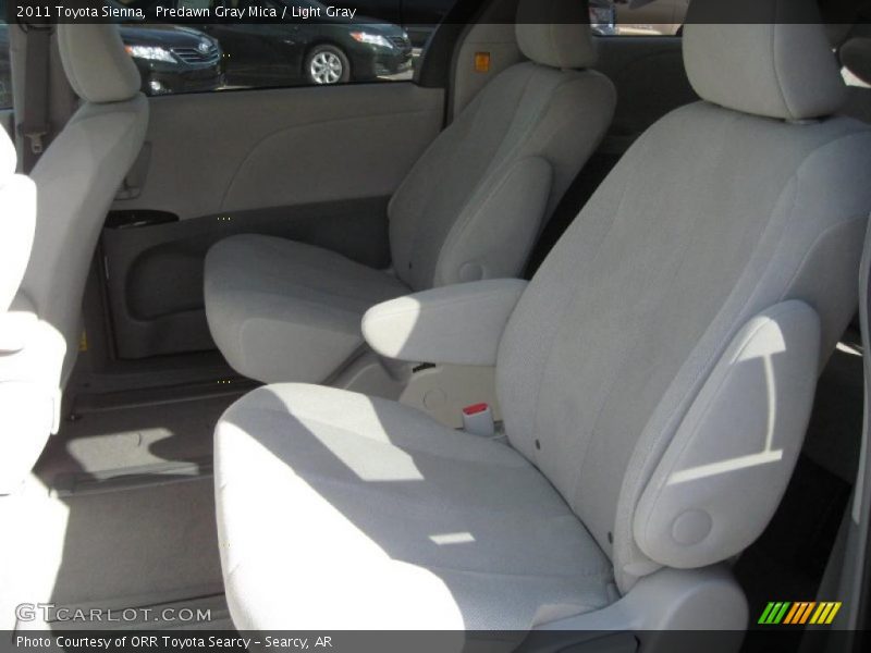 Predawn Gray Mica / Light Gray 2011 Toyota Sienna