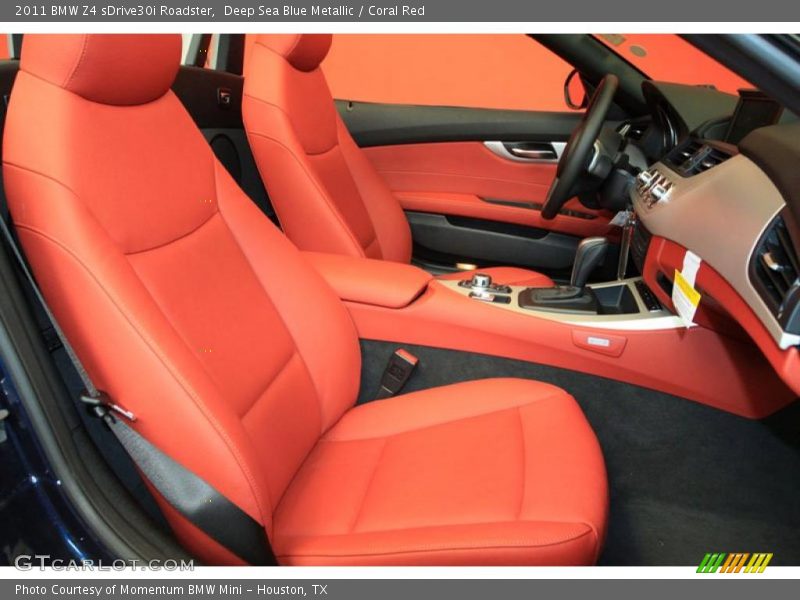  2011 Z4 sDrive30i Roadster Coral Red Interior