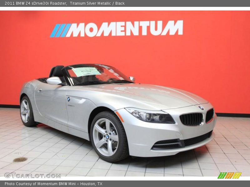 Titanium Silver Metallic / Black 2011 BMW Z4 sDrive30i Roadster