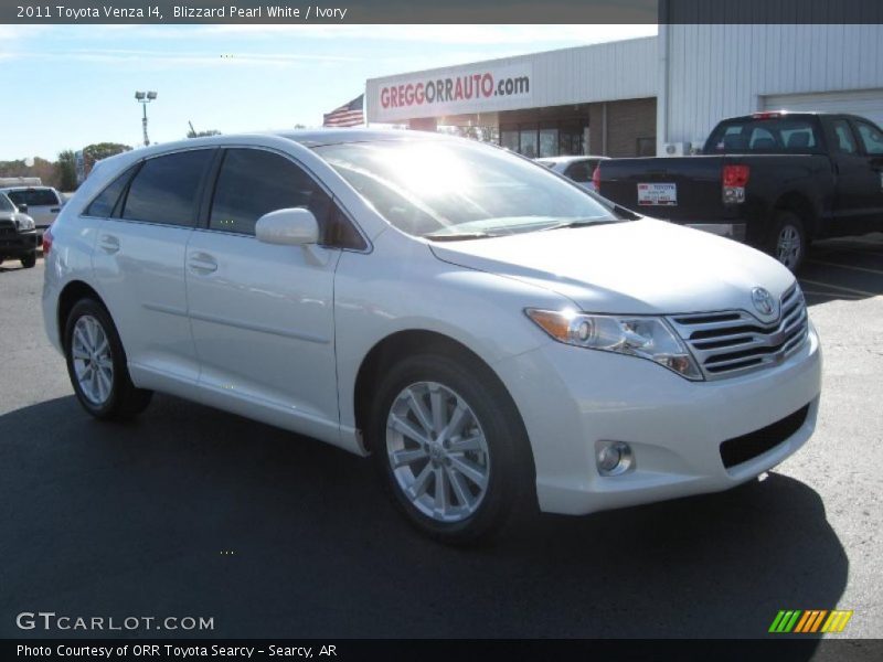 Blizzard Pearl White / Ivory 2011 Toyota Venza I4