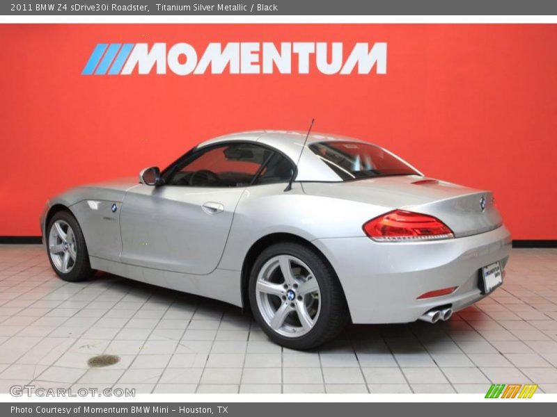 Titanium Silver Metallic / Black 2011 BMW Z4 sDrive30i Roadster