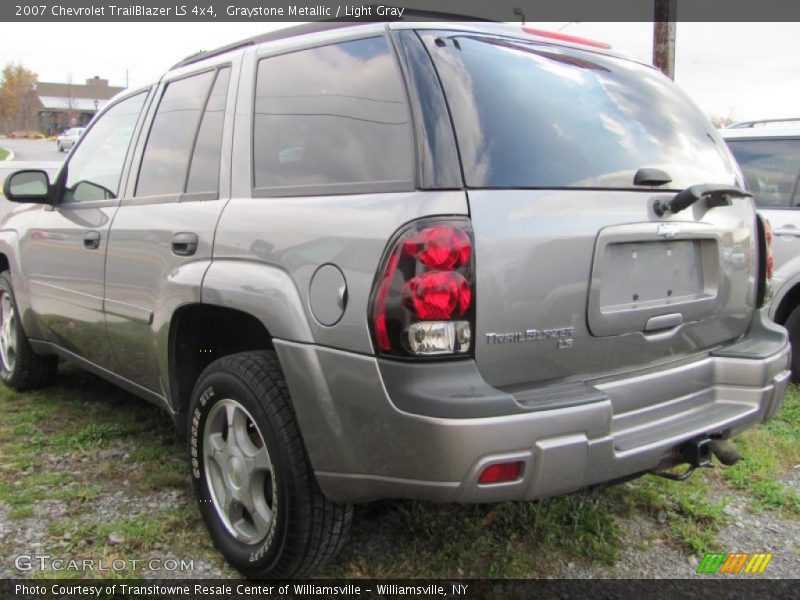 Graystone Metallic / Light Gray 2007 Chevrolet TrailBlazer LS 4x4