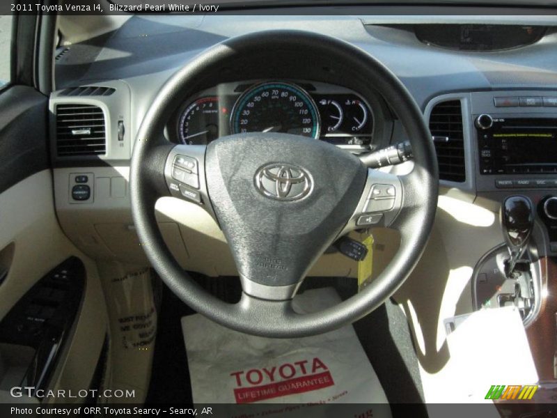 Blizzard Pearl White / Ivory 2011 Toyota Venza I4