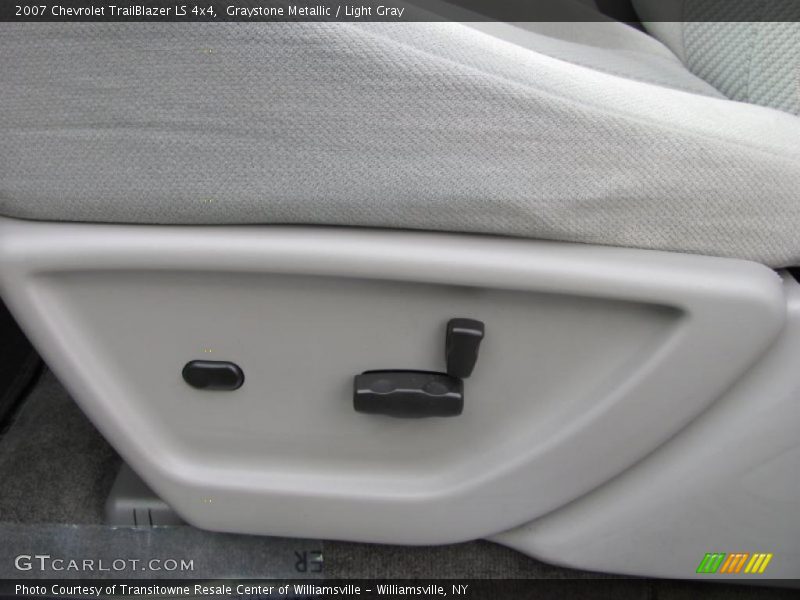 Graystone Metallic / Light Gray 2007 Chevrolet TrailBlazer LS 4x4