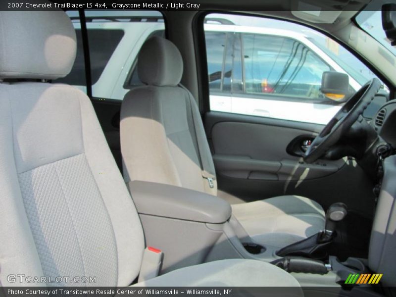 Graystone Metallic / Light Gray 2007 Chevrolet TrailBlazer LS 4x4