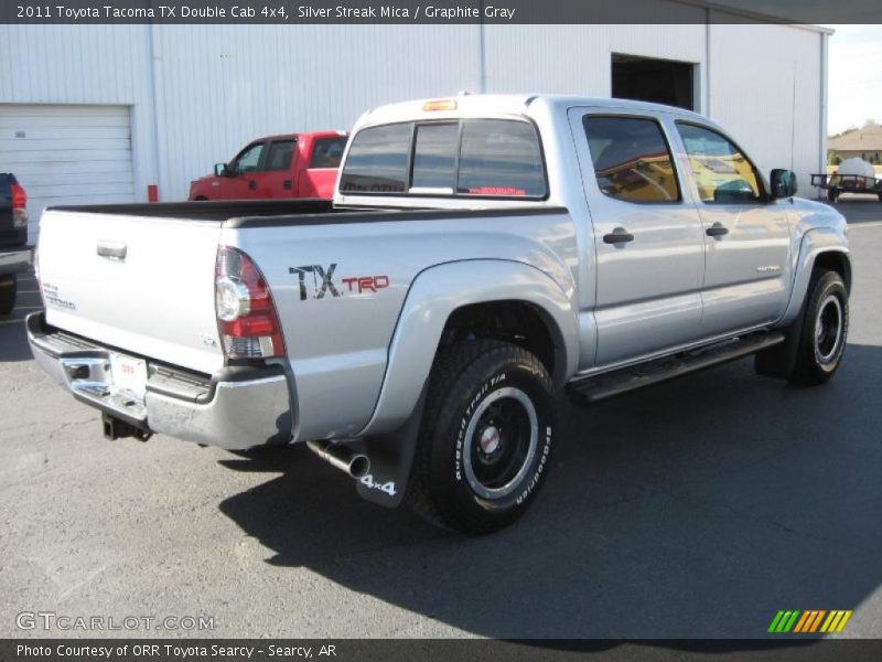 Silver Streak Mica / Graphite Gray 2011 Toyota Tacoma TX Double Cab 4x4