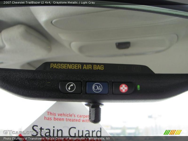 Graystone Metallic / Light Gray 2007 Chevrolet TrailBlazer LS 4x4