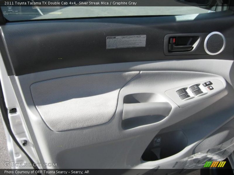 Silver Streak Mica / Graphite Gray 2011 Toyota Tacoma TX Double Cab 4x4