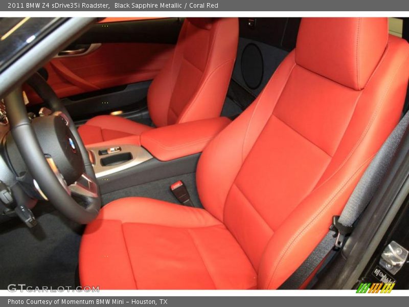  2011 Z4 sDrive35i Roadster Coral Red Interior