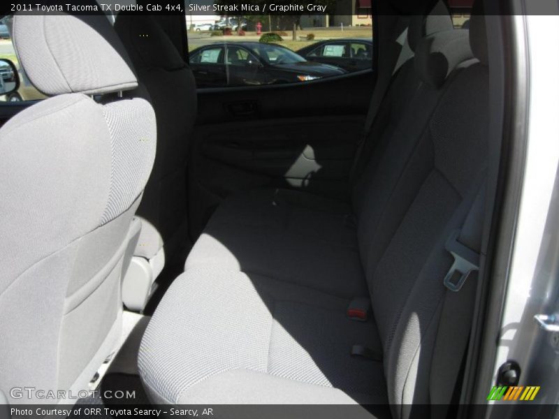 Silver Streak Mica / Graphite Gray 2011 Toyota Tacoma TX Double Cab 4x4