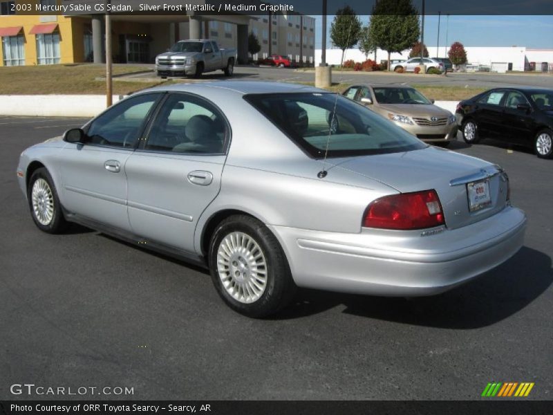 Silver Frost Metallic / Medium Graphite 2003 Mercury Sable GS Sedan