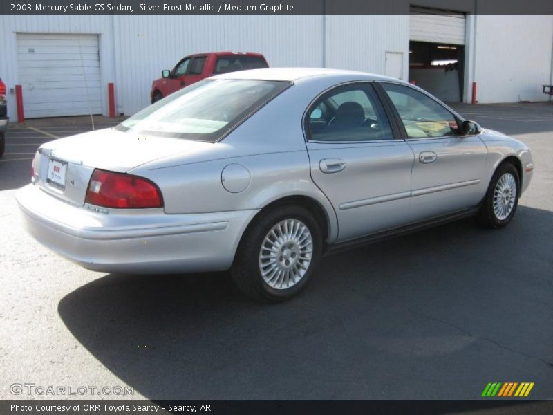 Silver Frost Metallic / Medium Graphite 2003 Mercury Sable GS Sedan