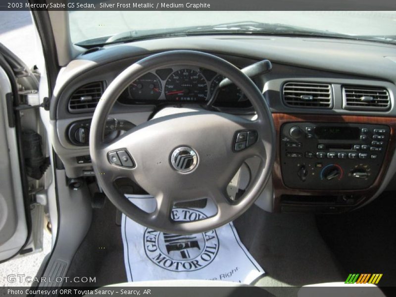 Silver Frost Metallic / Medium Graphite 2003 Mercury Sable GS Sedan