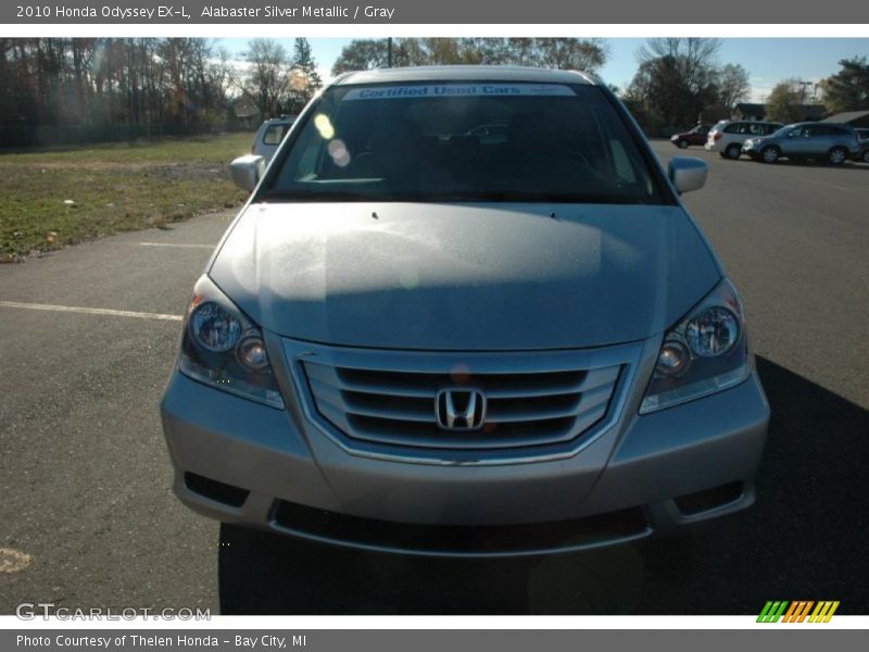 Alabaster Silver Metallic / Gray 2010 Honda Odyssey EX-L