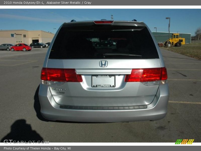 Alabaster Silver Metallic / Gray 2010 Honda Odyssey EX-L