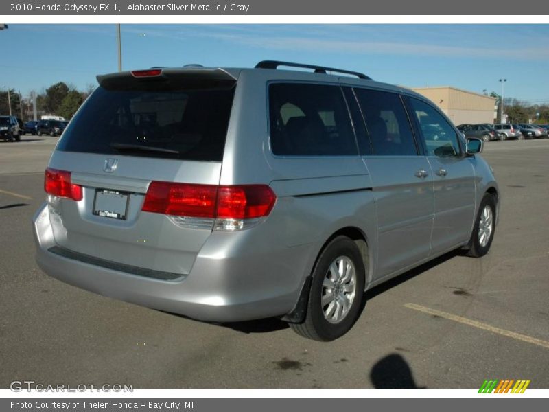 Alabaster Silver Metallic / Gray 2010 Honda Odyssey EX-L