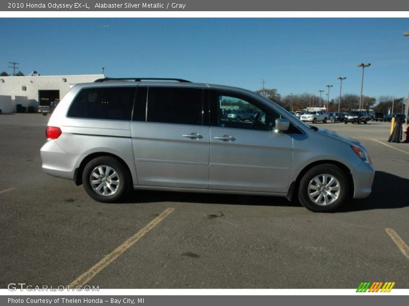 Alabaster Silver Metallic / Gray 2010 Honda Odyssey EX-L