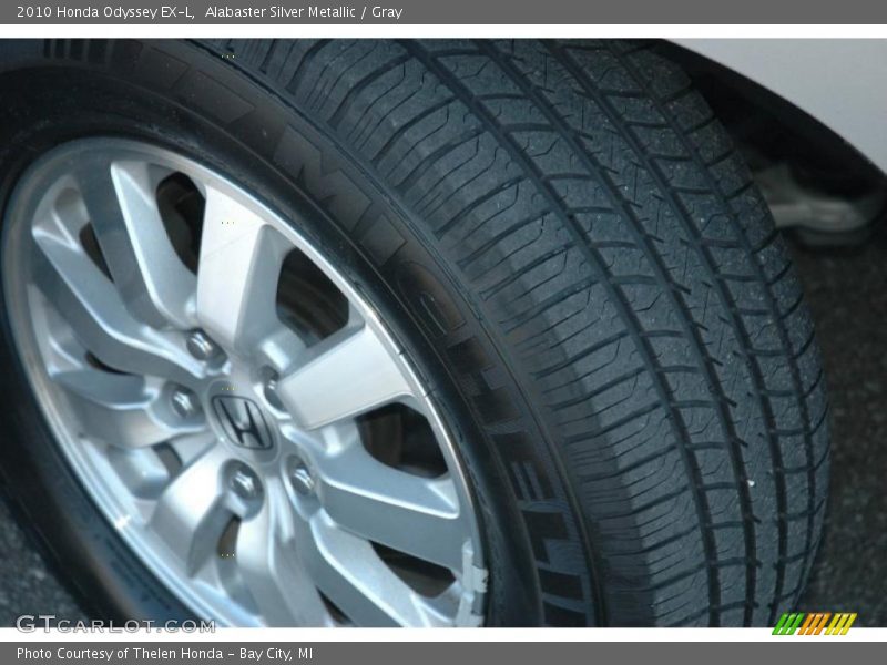 Alabaster Silver Metallic / Gray 2010 Honda Odyssey EX-L