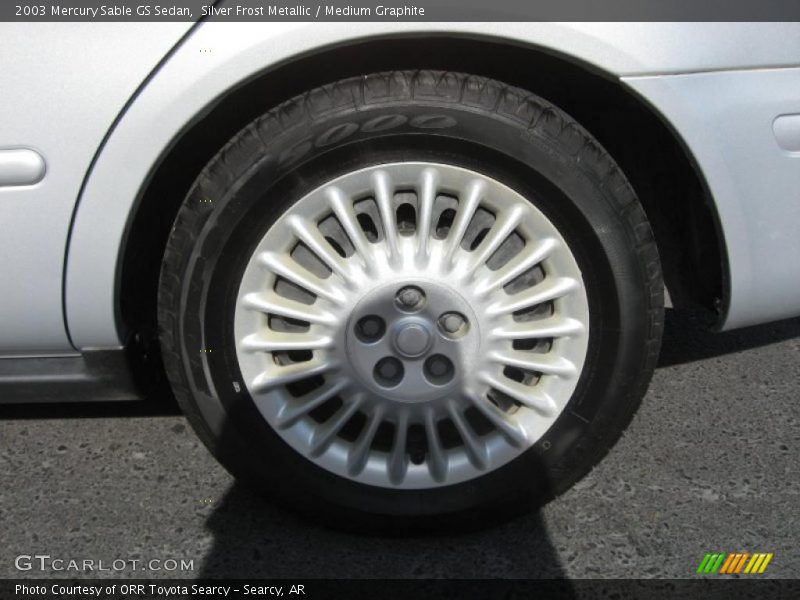 Silver Frost Metallic / Medium Graphite 2003 Mercury Sable GS Sedan