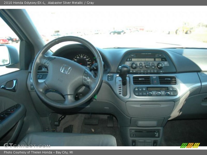 Alabaster Silver Metallic / Gray 2010 Honda Odyssey EX-L