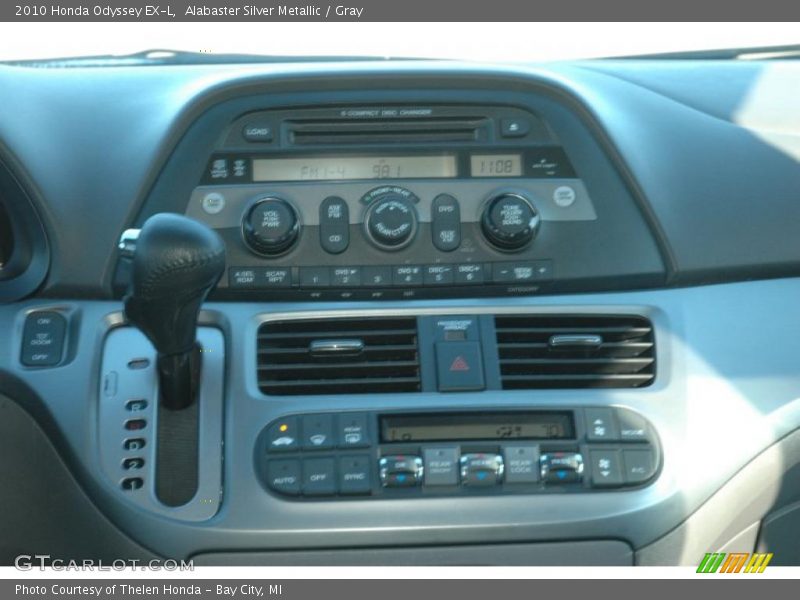 Alabaster Silver Metallic / Gray 2010 Honda Odyssey EX-L