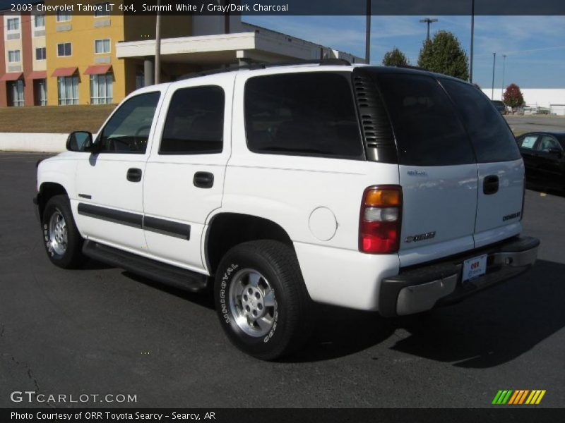 Summit White / Gray/Dark Charcoal 2003 Chevrolet Tahoe LT 4x4