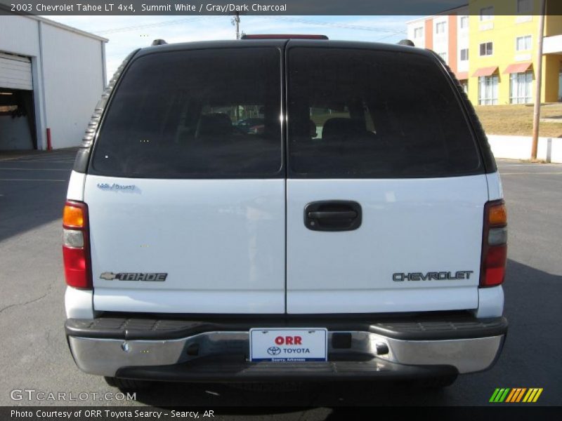 Summit White / Gray/Dark Charcoal 2003 Chevrolet Tahoe LT 4x4