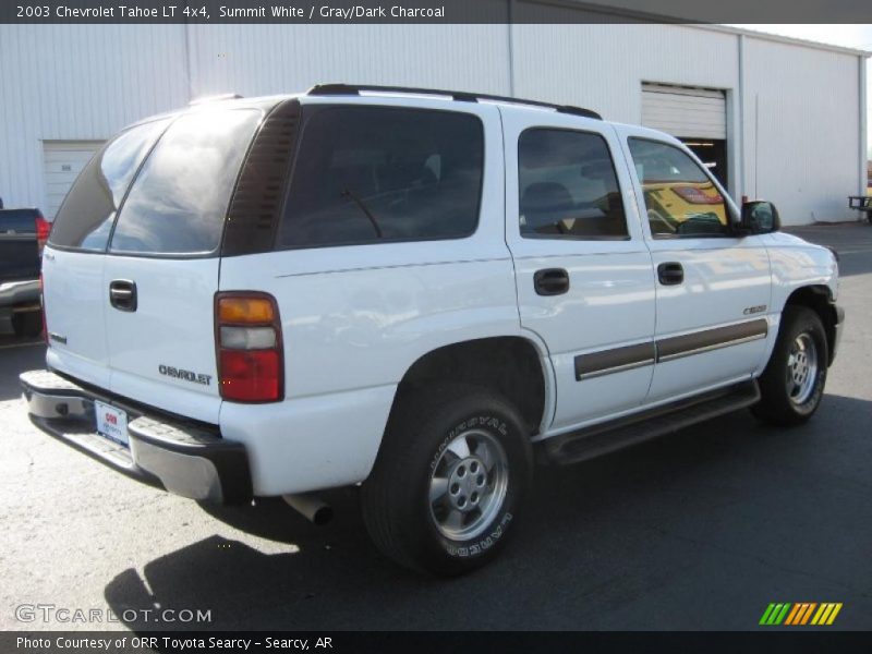 Summit White / Gray/Dark Charcoal 2003 Chevrolet Tahoe LT 4x4