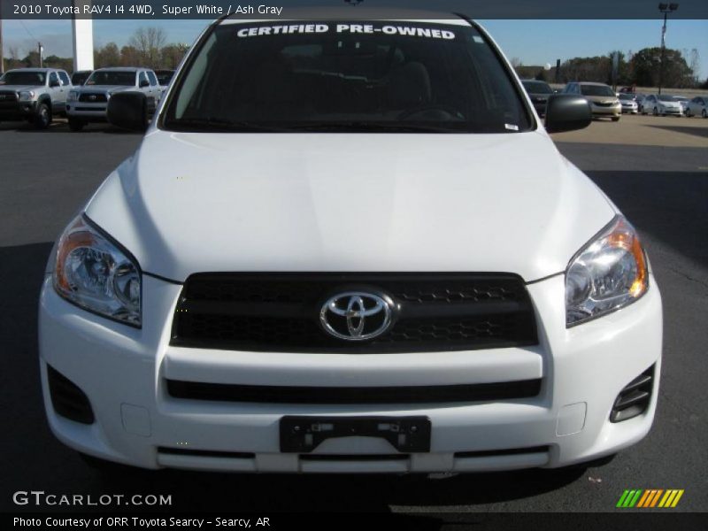 Super White / Ash Gray 2010 Toyota RAV4 I4 4WD
