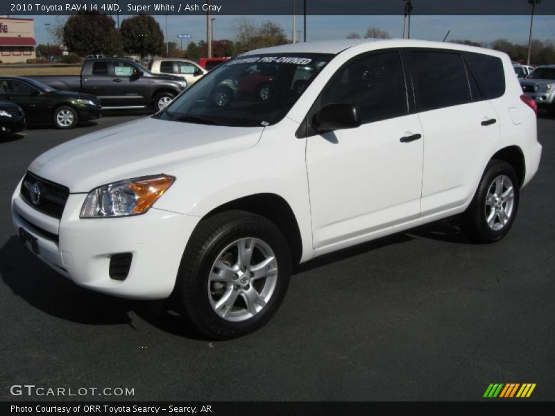 Super White / Ash Gray 2010 Toyota RAV4 I4 4WD
