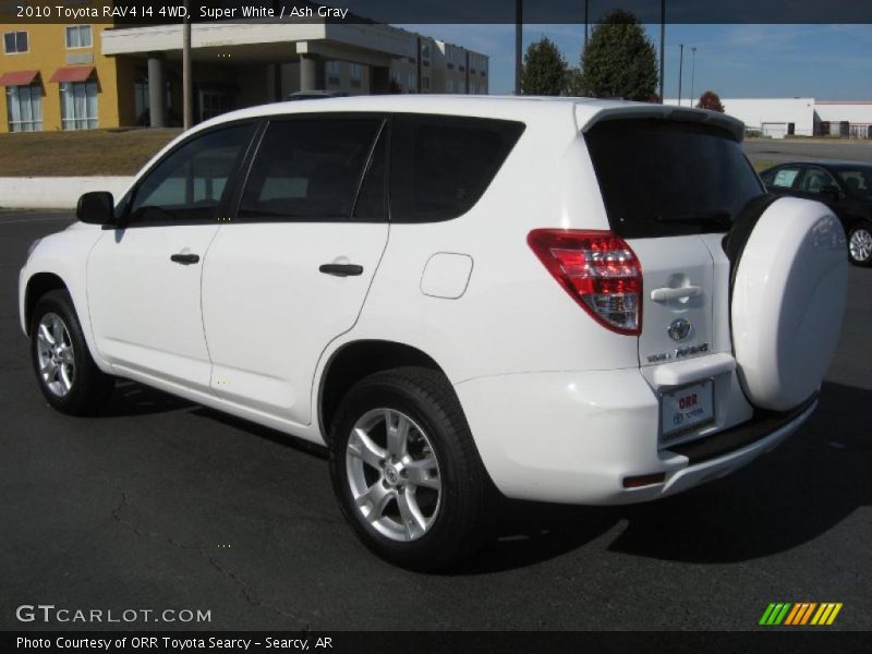 Super White / Ash Gray 2010 Toyota RAV4 I4 4WD