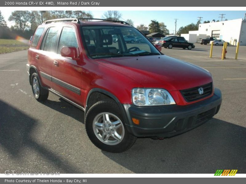 Milano Red / Dark Gray 2000 Honda CR-V EX 4WD