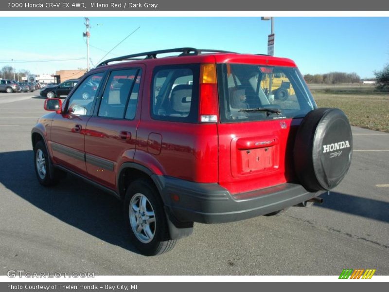 Milano Red / Dark Gray 2000 Honda CR-V EX 4WD