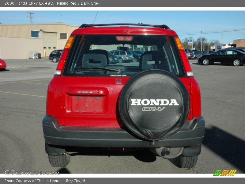 Milano Red / Dark Gray 2000 Honda CR-V EX 4WD