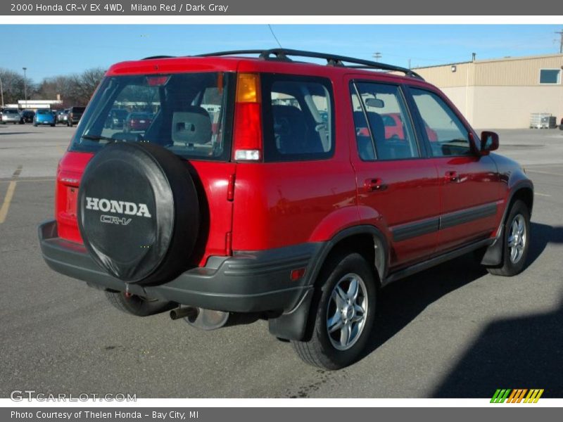 Milano Red / Dark Gray 2000 Honda CR-V EX 4WD