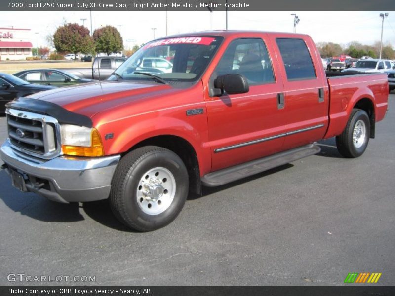  2000 F250 Super Duty XL Crew Cab Bright Amber Metallic
