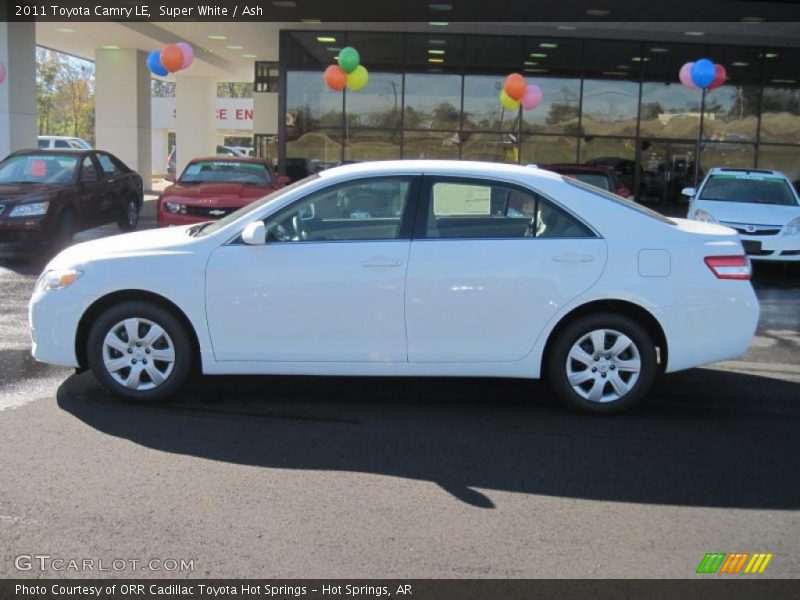 Super White / Ash 2011 Toyota Camry LE