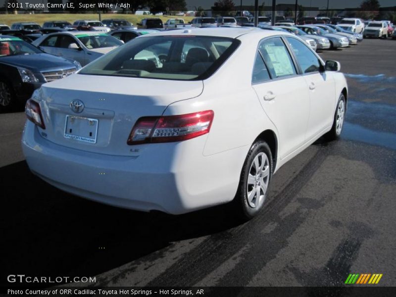 Super White / Ash 2011 Toyota Camry LE