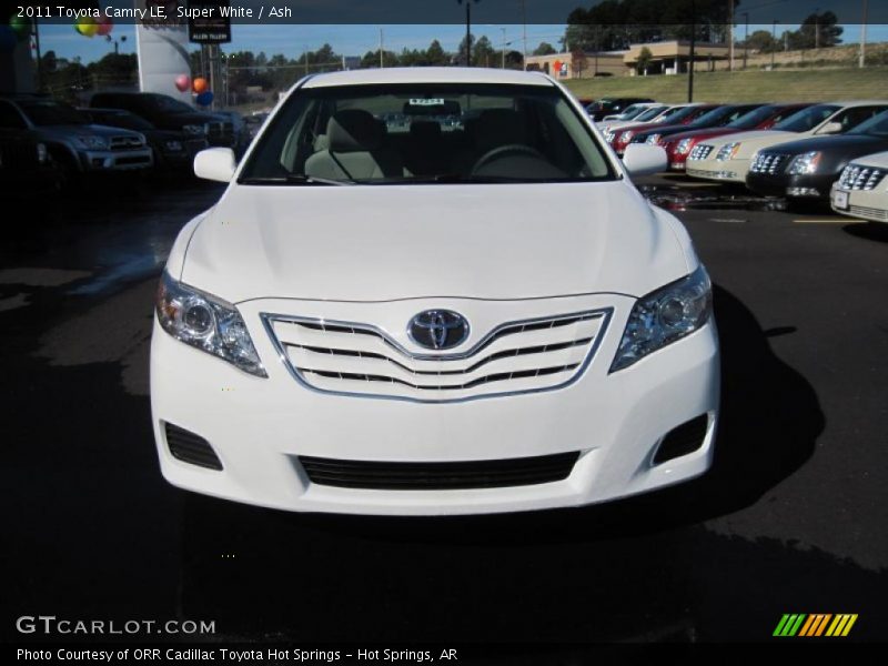 Super White / Ash 2011 Toyota Camry LE