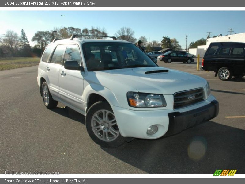 Aspen White / Gray 2004 Subaru Forester 2.5 XT