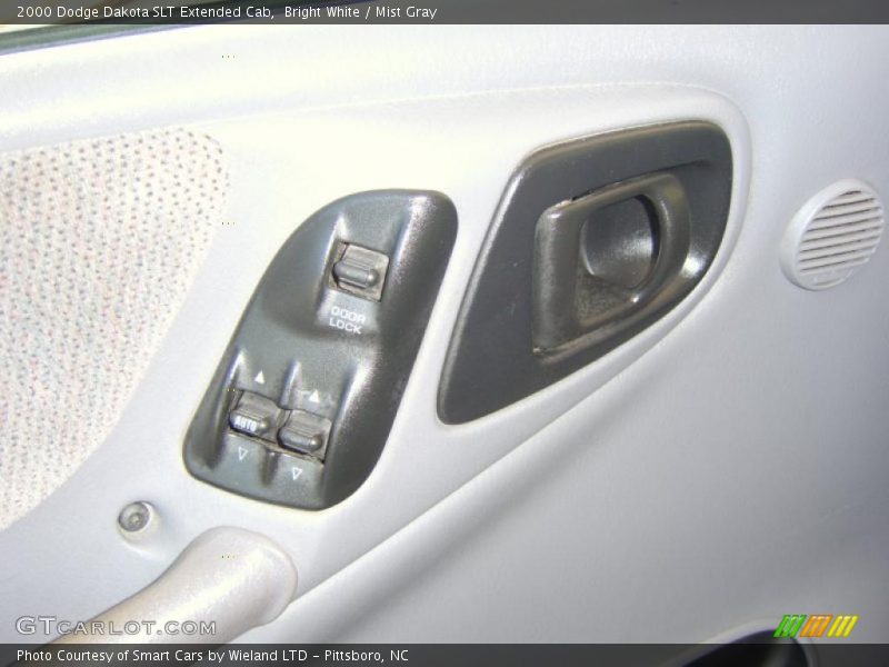 Bright White / Mist Gray 2000 Dodge Dakota SLT Extended Cab